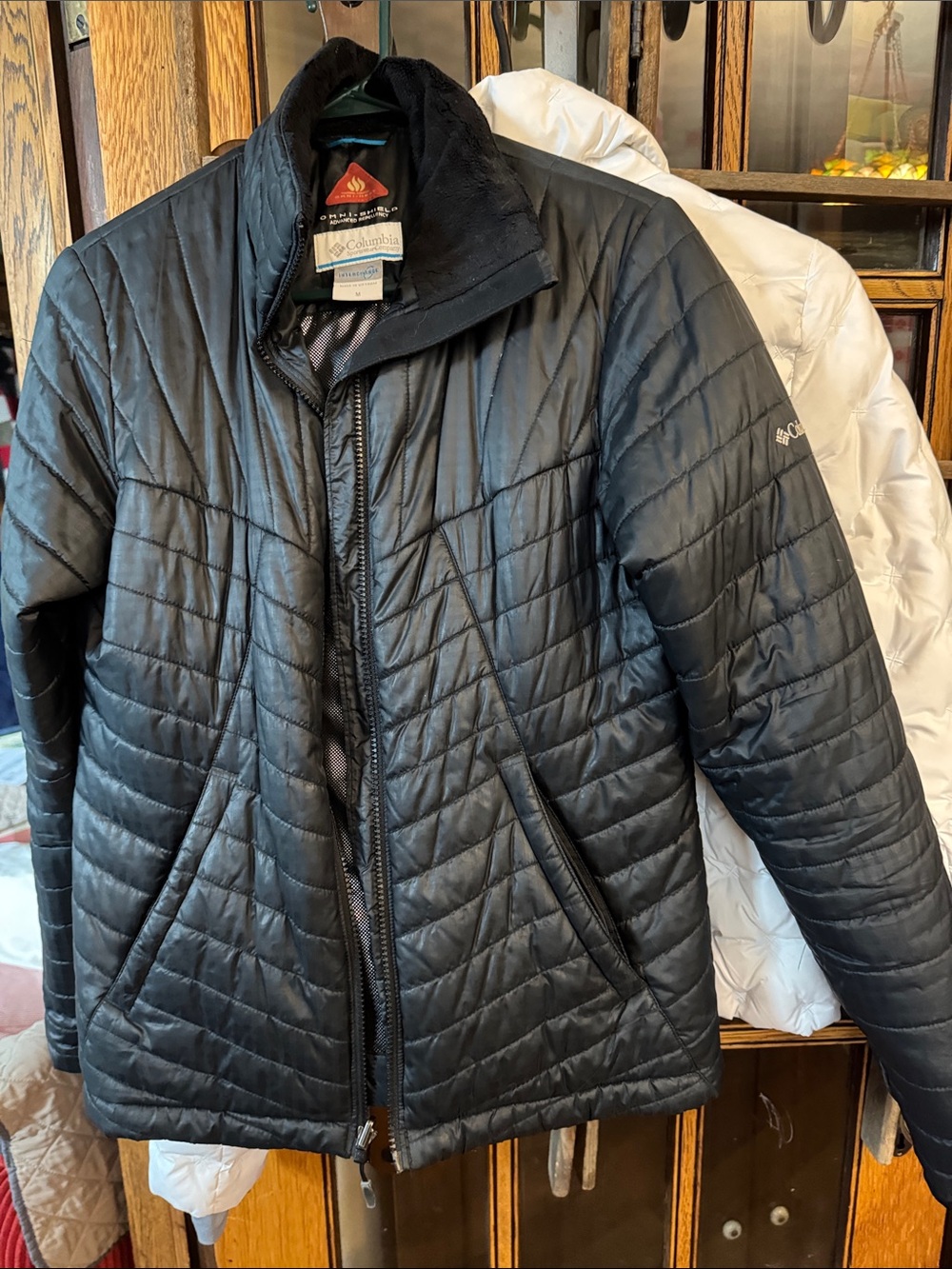 Columbia Black Quilted Puffer Jacket